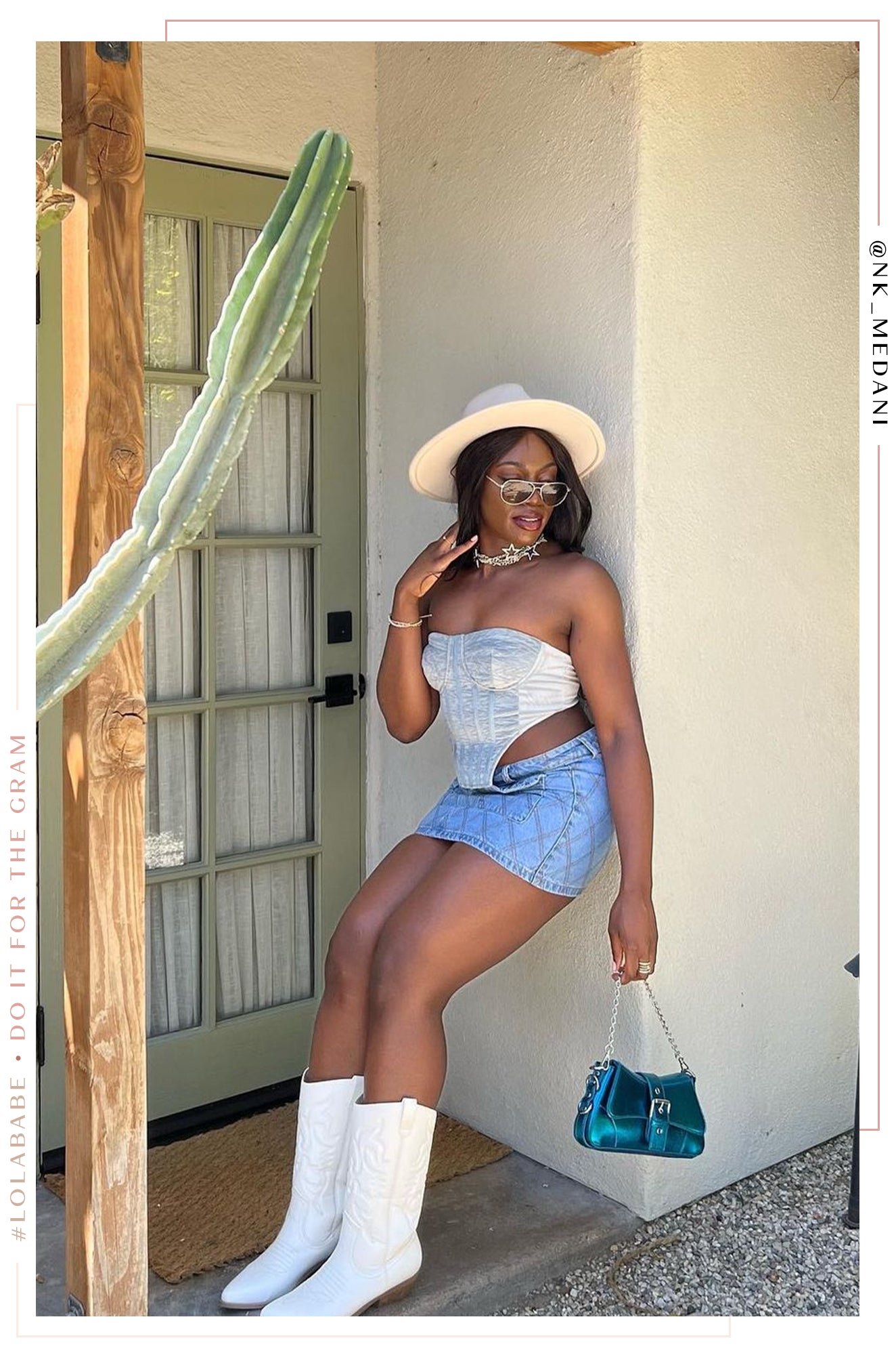 Sheyna Denim Skirt - Denim-Laseno.All Rights Reserved.