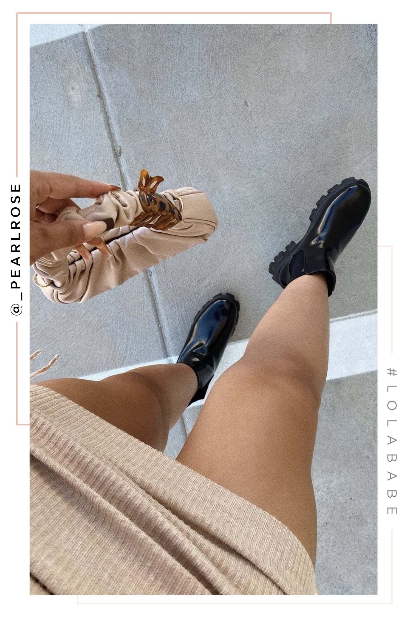 Zuzanna Combat Boots - Black-Laseno.All Rights Reserved.