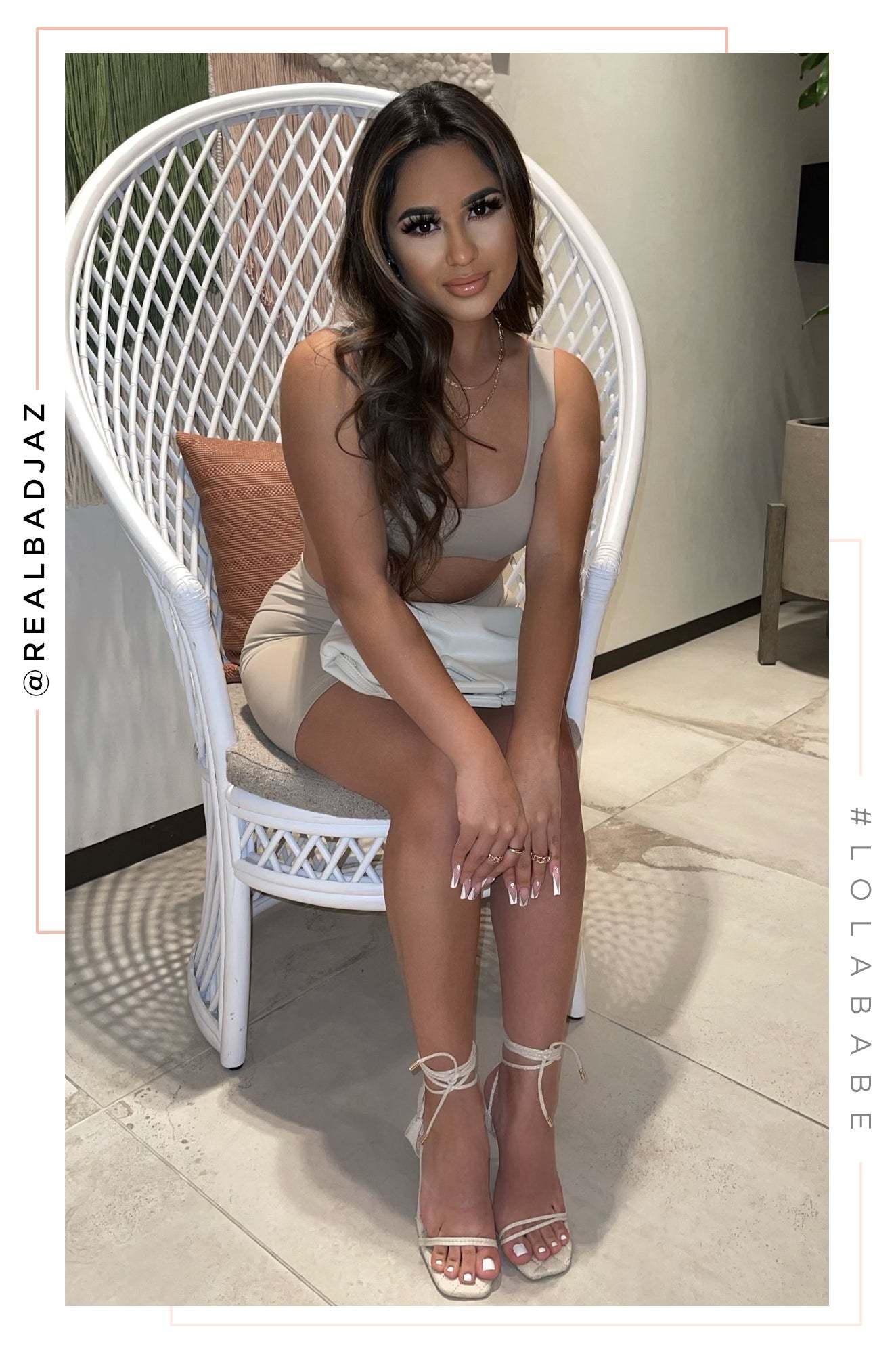 Wine & Dine Lace Up Heels - Bone-Laseno.All Rights Reserved.