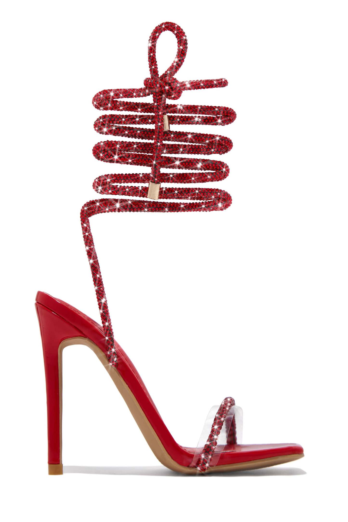 Sofia Embellished Lace Up Heels - Silver-Laseno.All Rights Reserved.