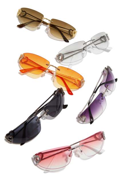 Summer Lover Rimless Sunglasses - Pink-Laseno.All Rights Reserved.
