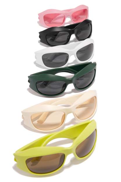 Made You Look Matte Frame Sunglasses - Green-Laseno.All Rights Reserved.