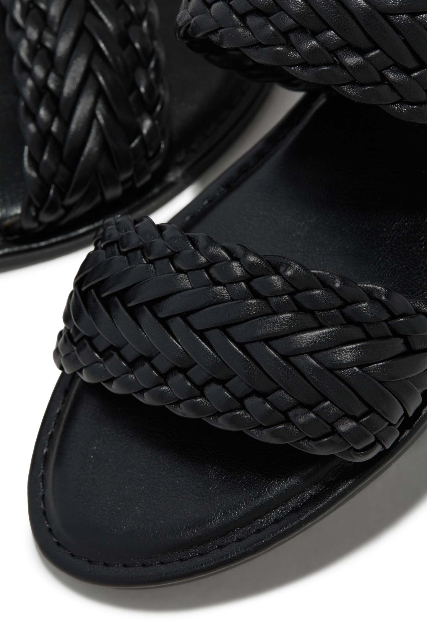 Heatwave Slip On Sandals - Black-Laseno.All Rights Reserved.