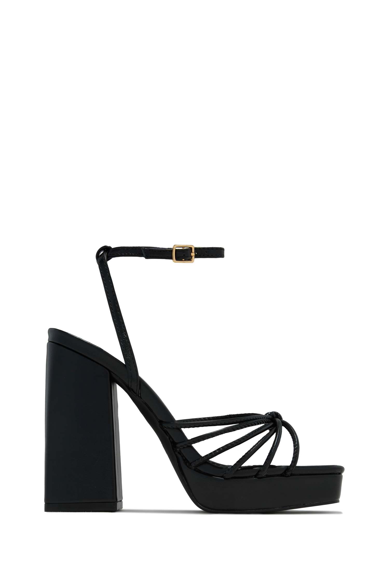 Lelia Platform Block Heels - Natural-Laseno.All Rights Reserved.