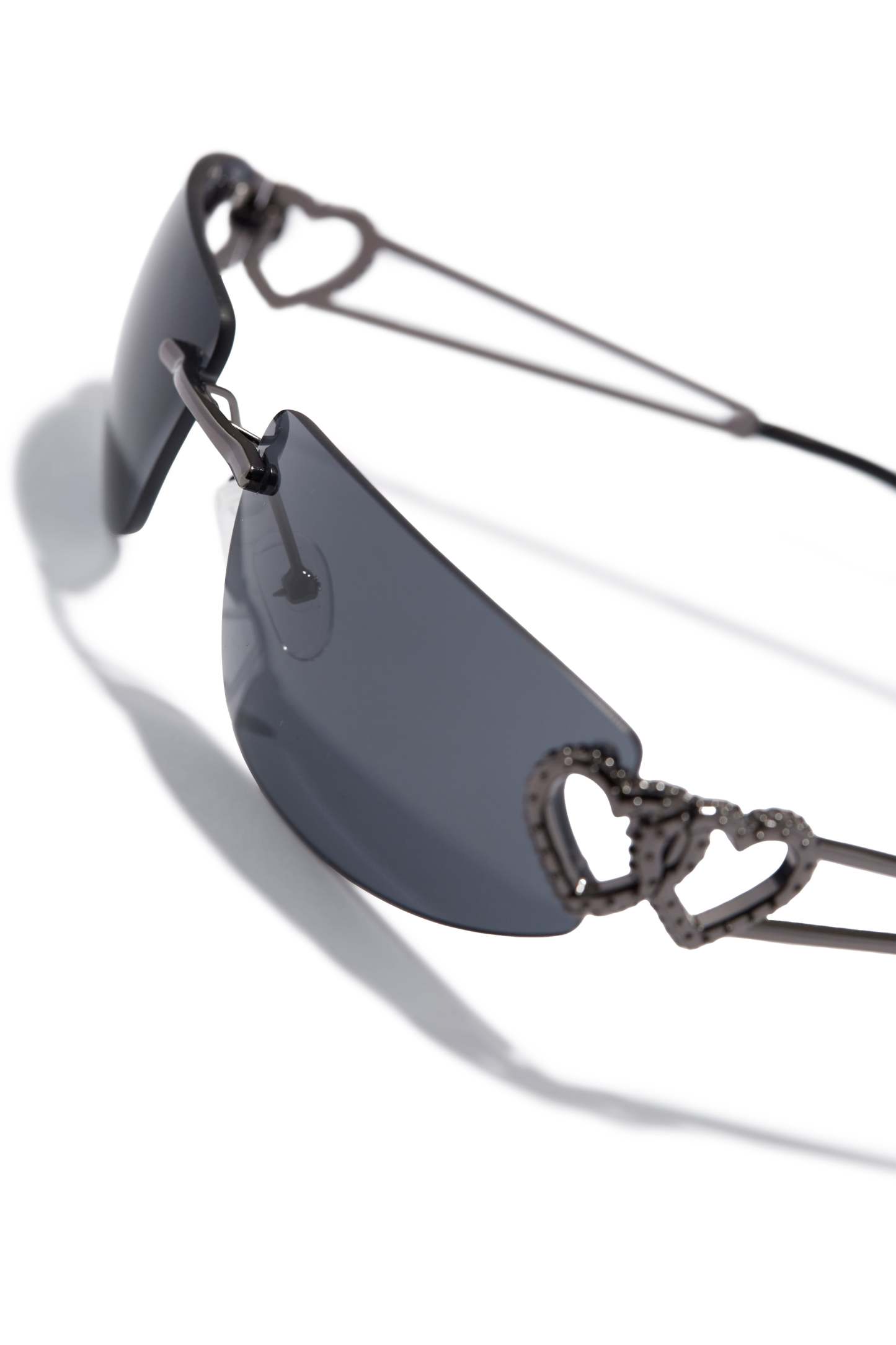 Summer Lover Rimless Sunglasses - Black-Laseno.All Rights Reserved.