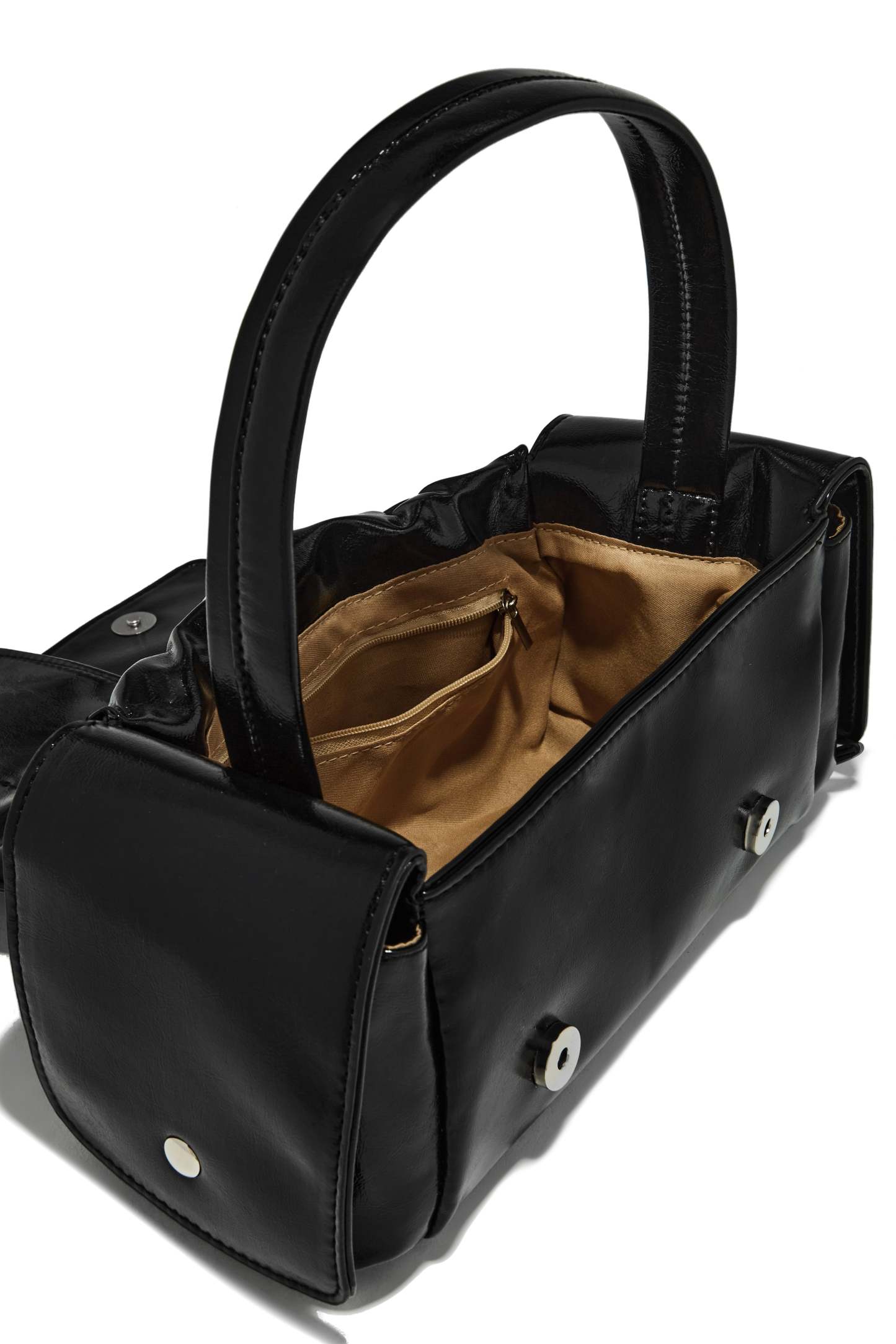 Niko Coquette Handbag - Black-Laseno.All Rights Reserved.