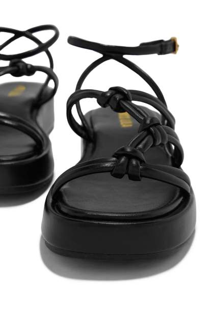 Sun Soaked Platform Sandals - Black-Laseno.All Rights Reserved.