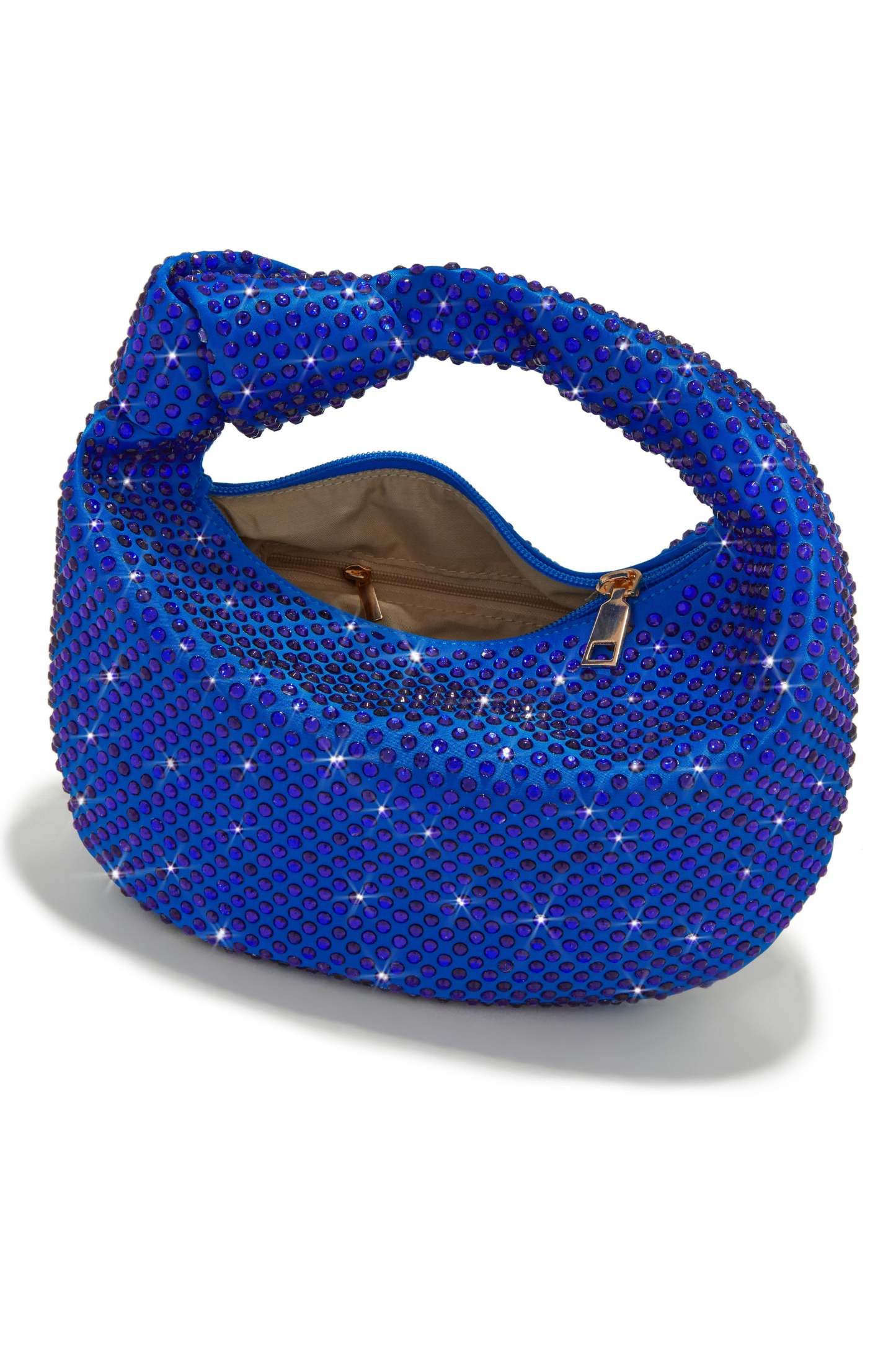 Vacay Nights Embellished Knot Detail Bag - Blue-Laseno.All Rights Reserved.