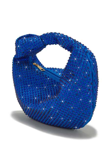 Vacay Nights Embellished Knot Detail Bag - Blue-Laseno.All Rights Reserved.