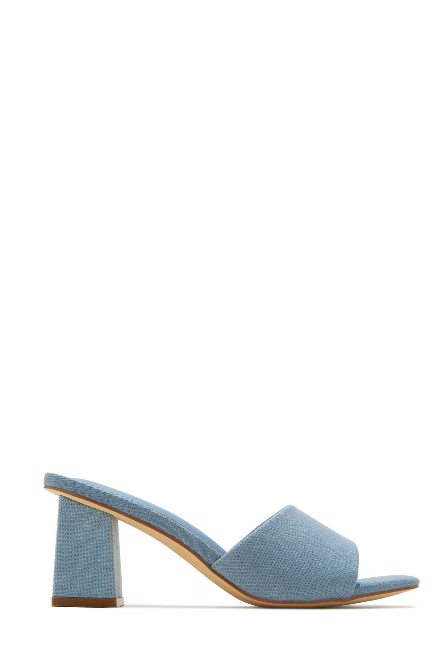 Valentine Block Heel Mules - Silver-Laseno.All Rights Reserved.