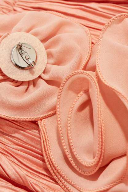 Linda Ruched Mini Skirt - Pink-Laseno.All Rights Reserved.