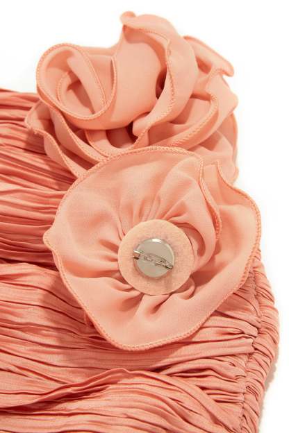 Linda Ruched Mini Skirt - Pink-Laseno.All Rights Reserved.