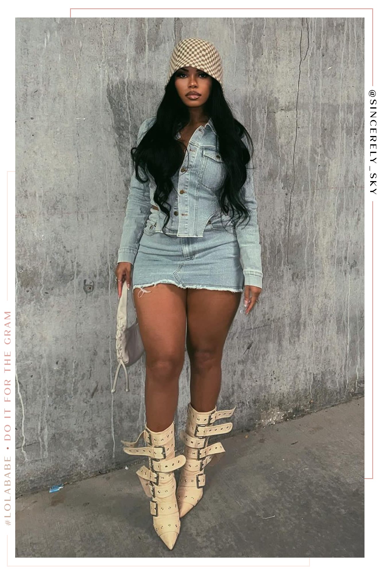 Shayla Two Piece Denim Set - Denim-Laseno.All Rights Reserved.