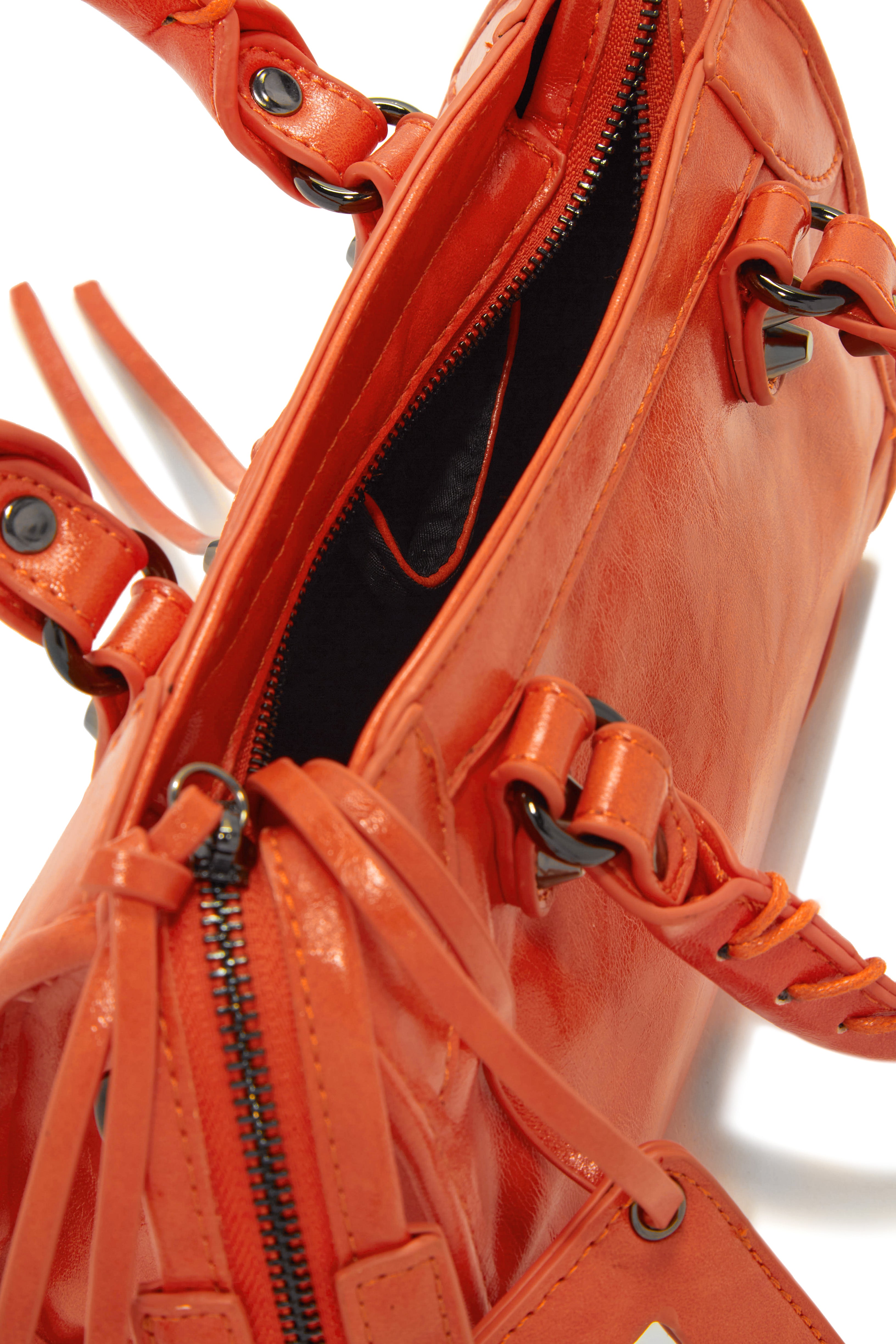 Natalie Crossbody Shoulder Bag - Orange-Laseno.All Rights Reserved.
