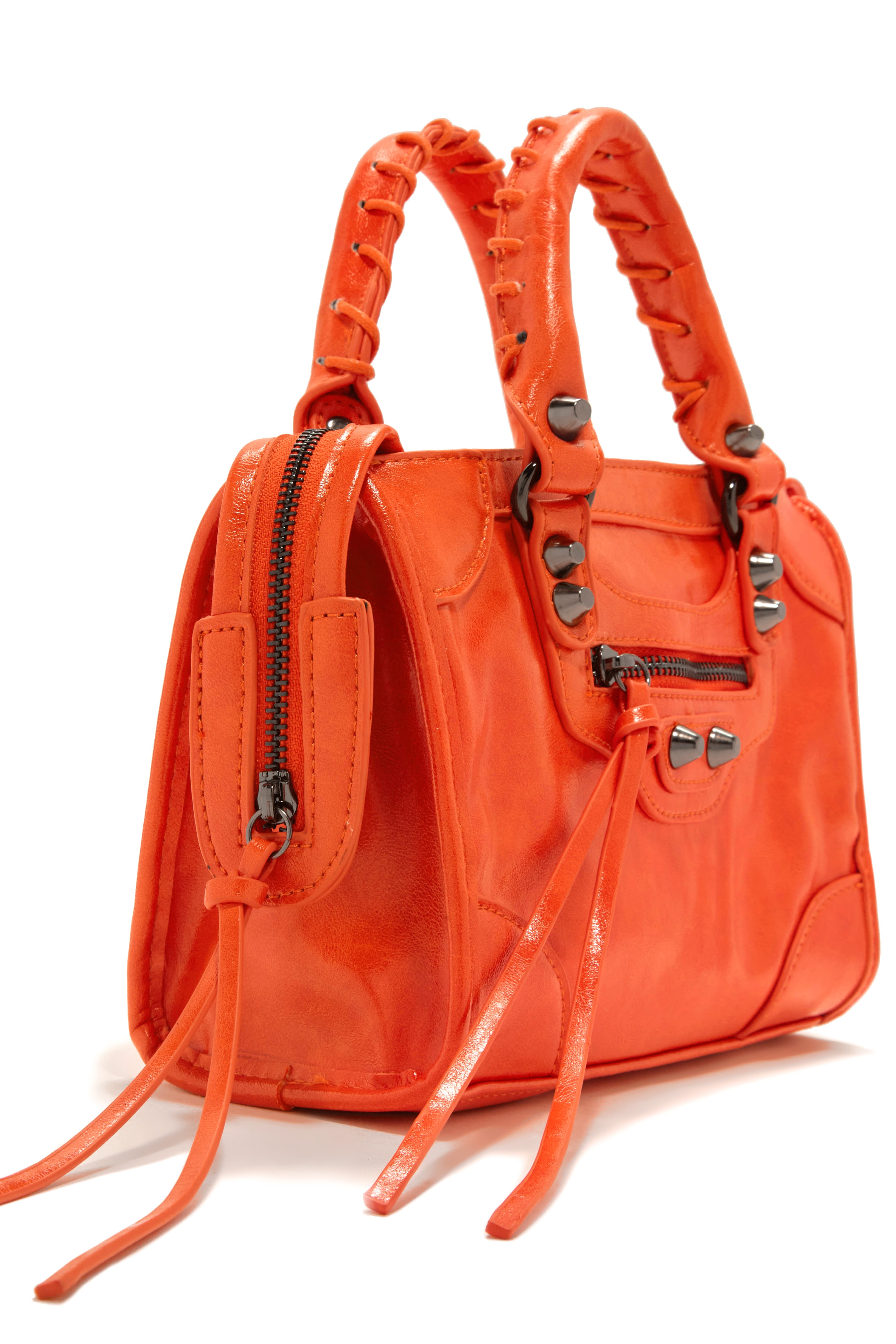 Natalie Crossbody Shoulder Bag - Orange-Laseno.All Rights Reserved.