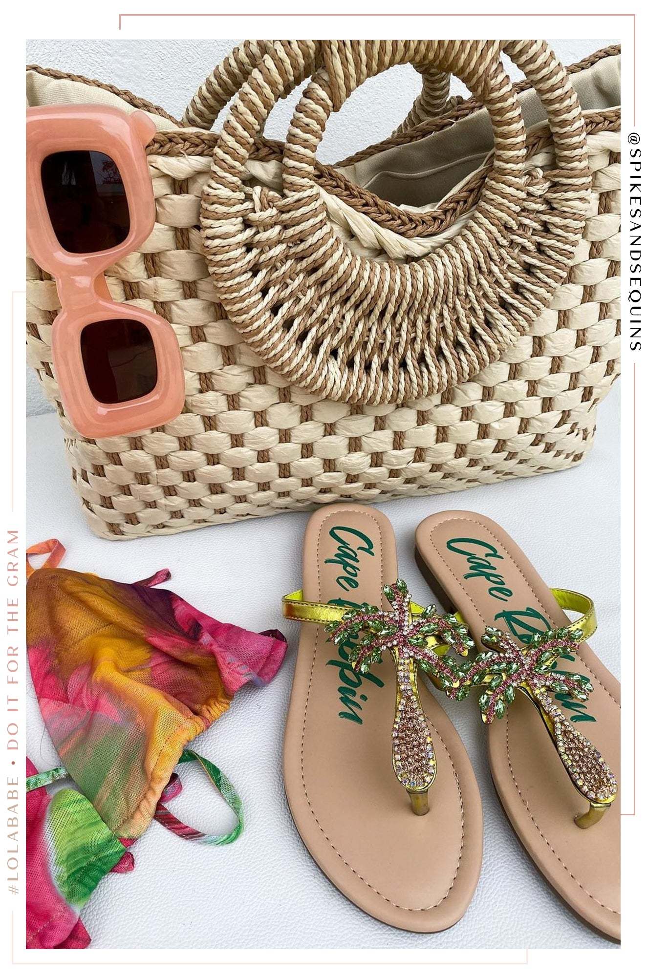 Trips To Cabo Top Handle Straw Bag - Natural-Laseno.All Rights Reserved.