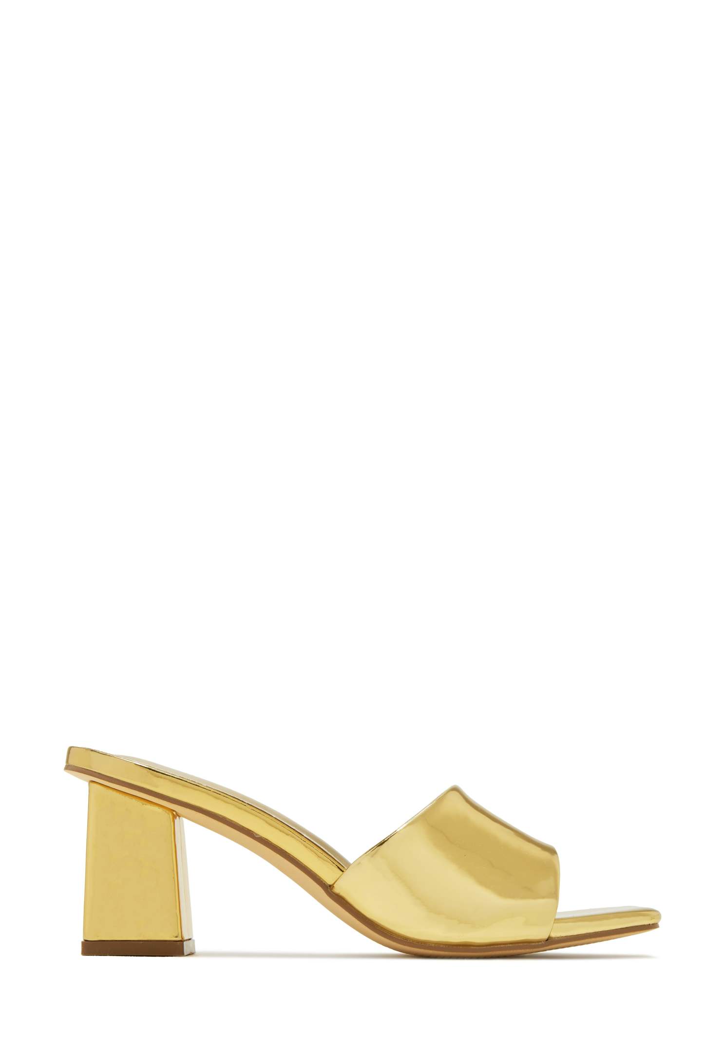 Valentine Block Heel Mules - Silver-Laseno.All Rights Reserved.