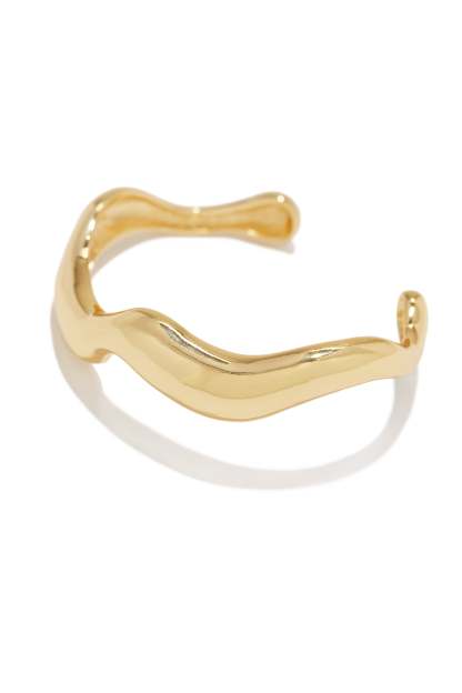 Sayra Abstract Bangle Bracelet - Silver-Laseno.All Rights Reserved.