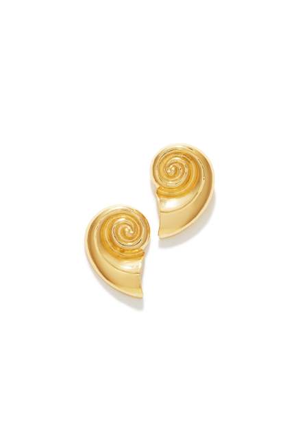 Leilani Sea Shell Earring - Gold-Laseno.All Rights Reserved.