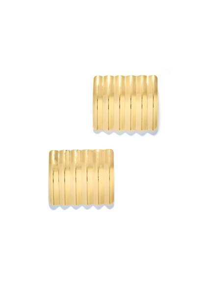 Sabina Statement Earring - Gold-Laseno.All Rights Reserved.