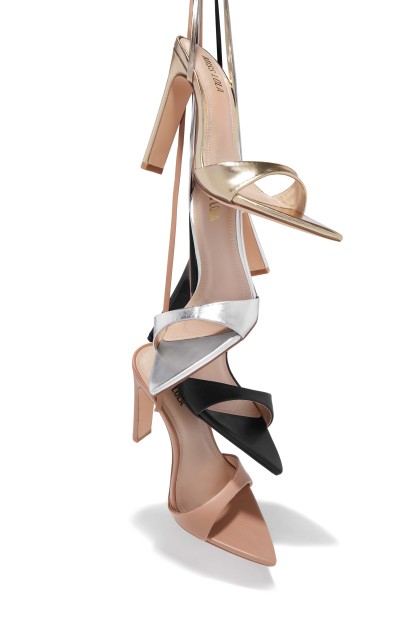 Sun Kissed Nights Lace Up High Heels - Nude-Laseno.All Rights Reserved.