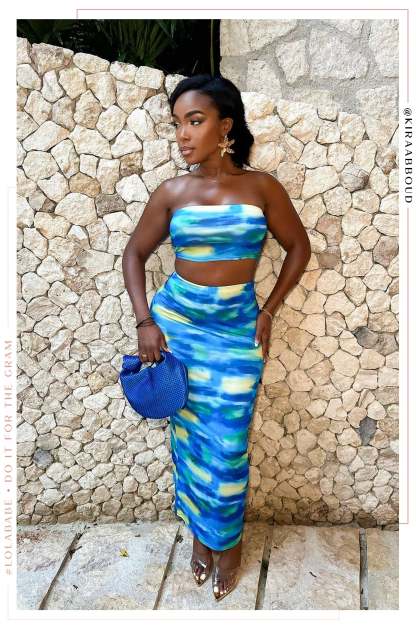 Vacay Nights Embellished Knot Detail Bag - Blue-Laseno.All Rights Reserved.