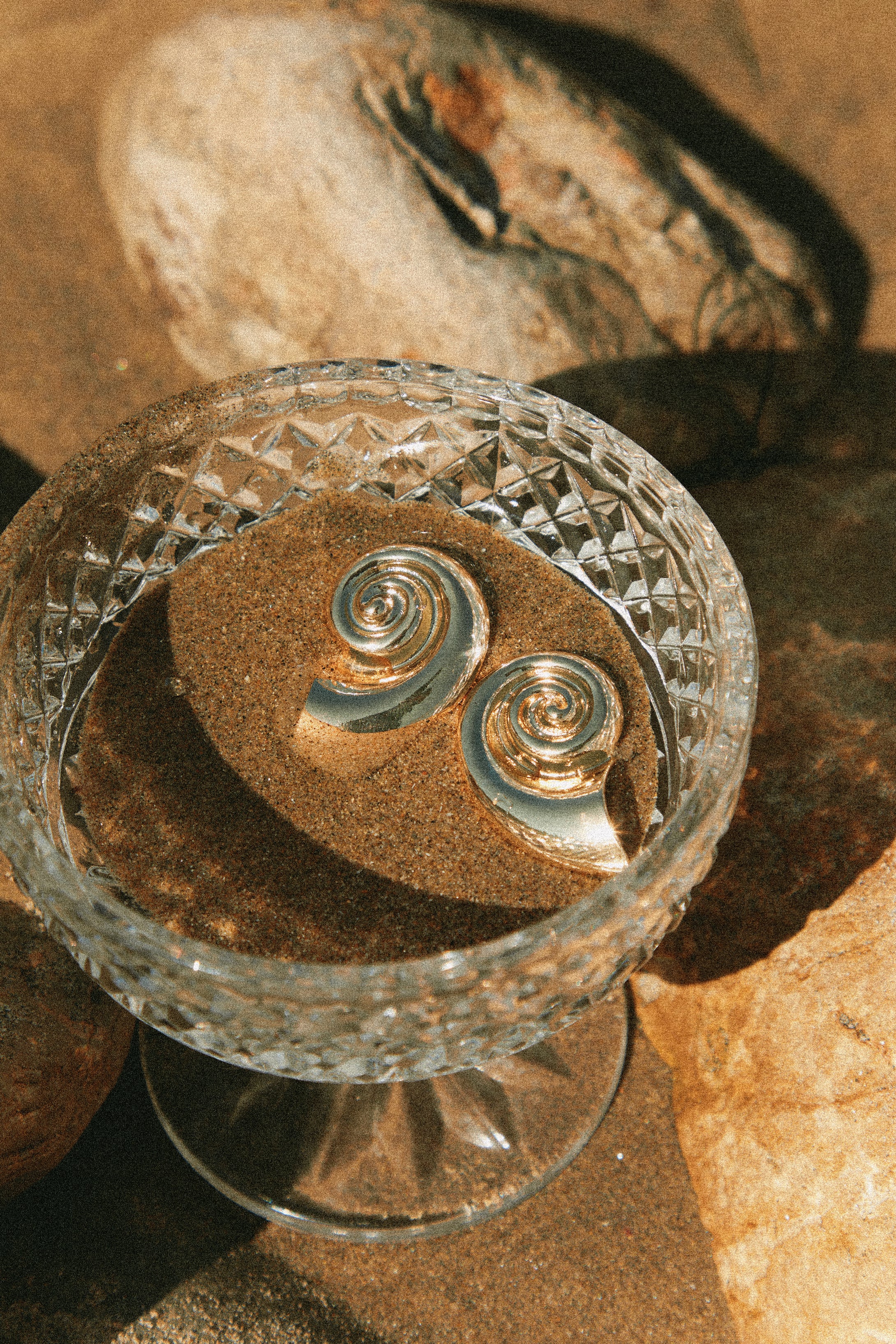 Leilani Sea Shell Earring - Gold-Laseno.All Rights Reserved.