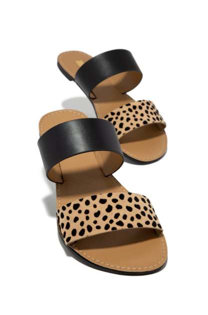 Spring Breaker Flat Slip On Sandals - Leopard-Laseno.All Rights Reserved.
