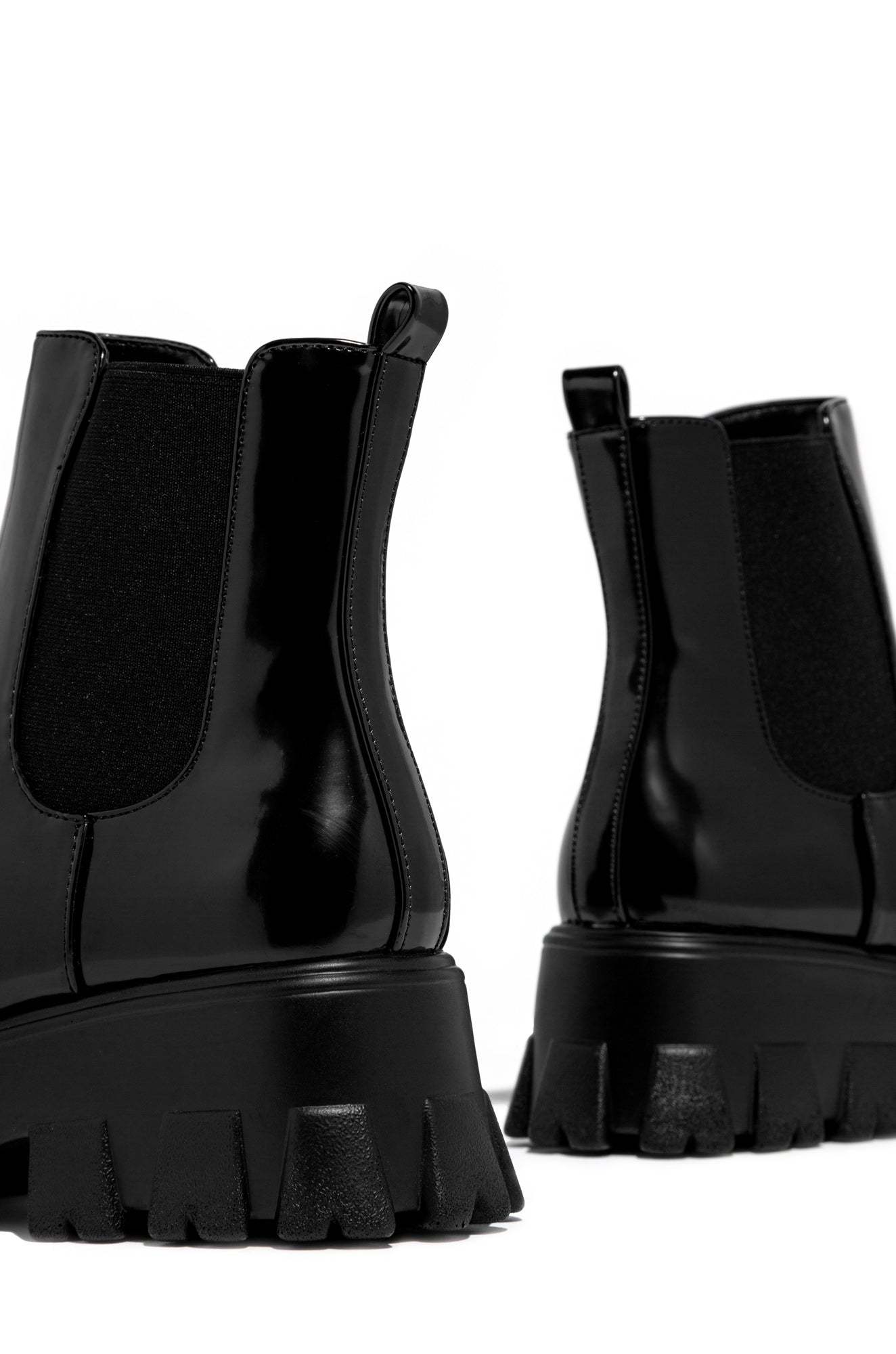 Zuzanna Combat Boots - Black-Laseno.All Rights Reserved.
