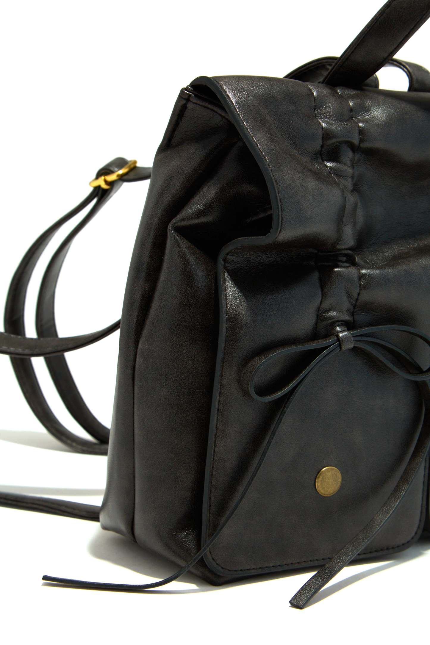 Ingrid Bow Backpack - Black-Laseno.All Rights Reserved.