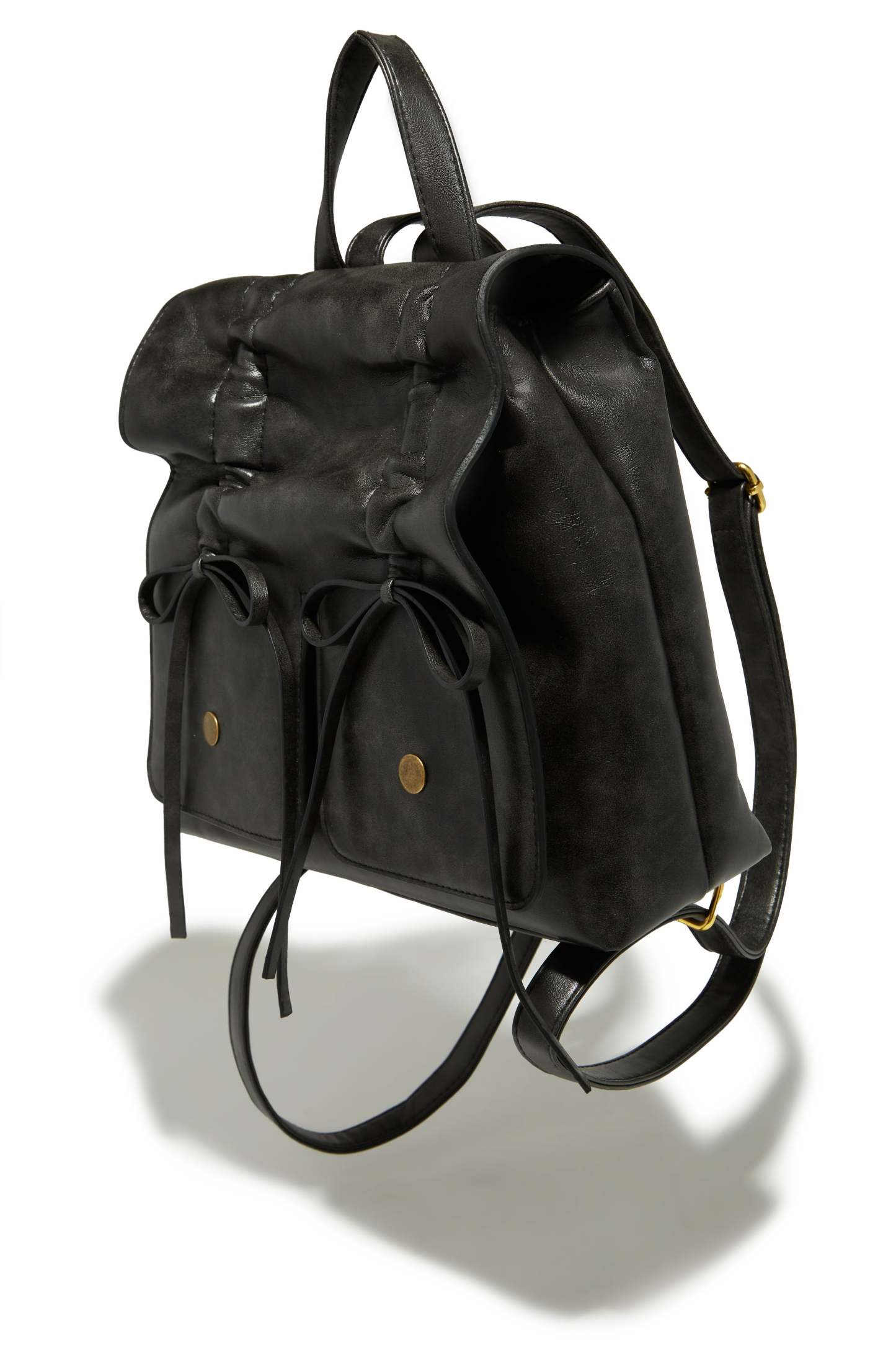 Ingrid Bow Backpack - Black-Laseno.All Rights Reserved.