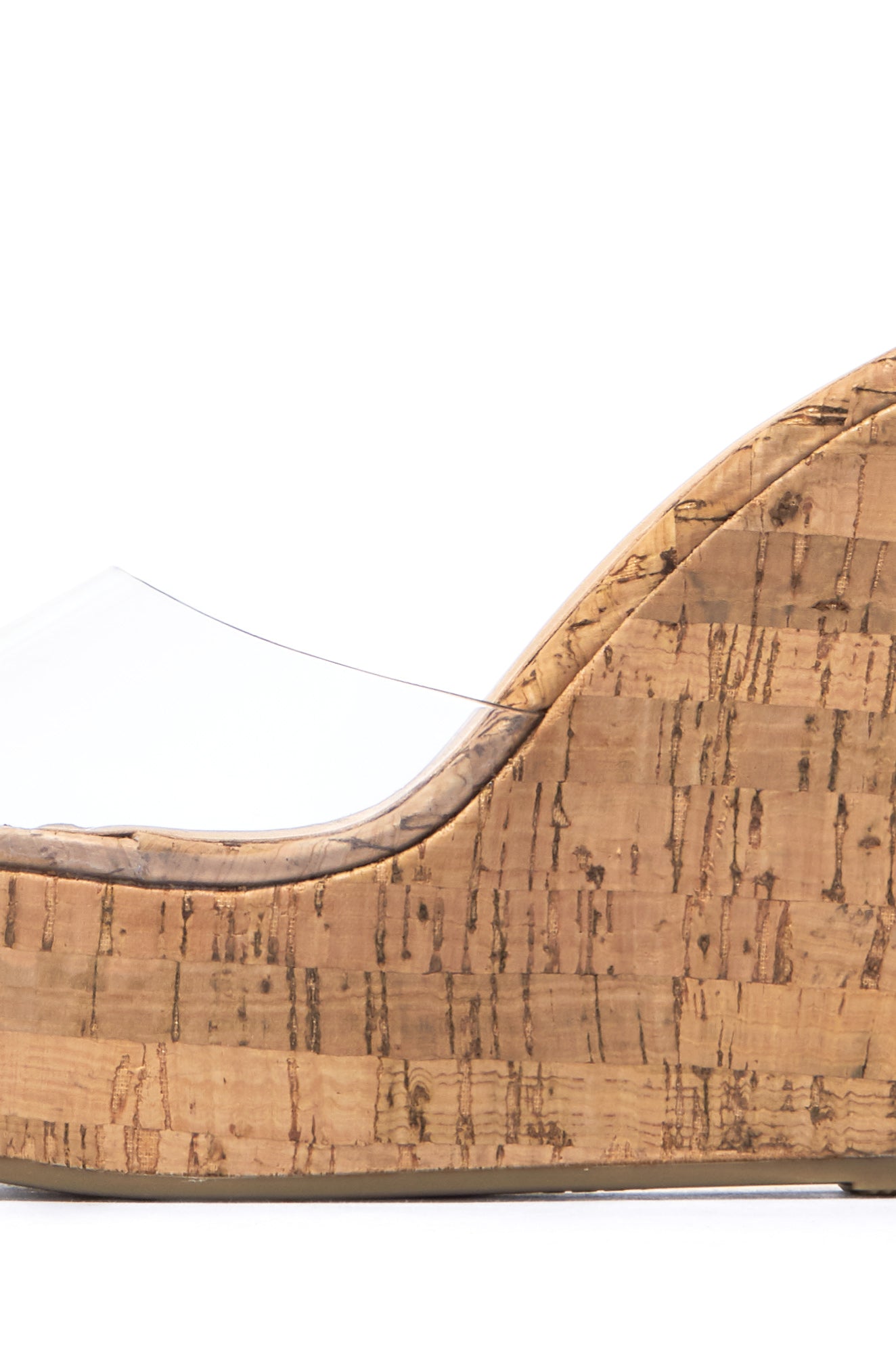 Summer in Cannes Platform Wedge Mules - Cork-Laseno.All Rights Reserved.