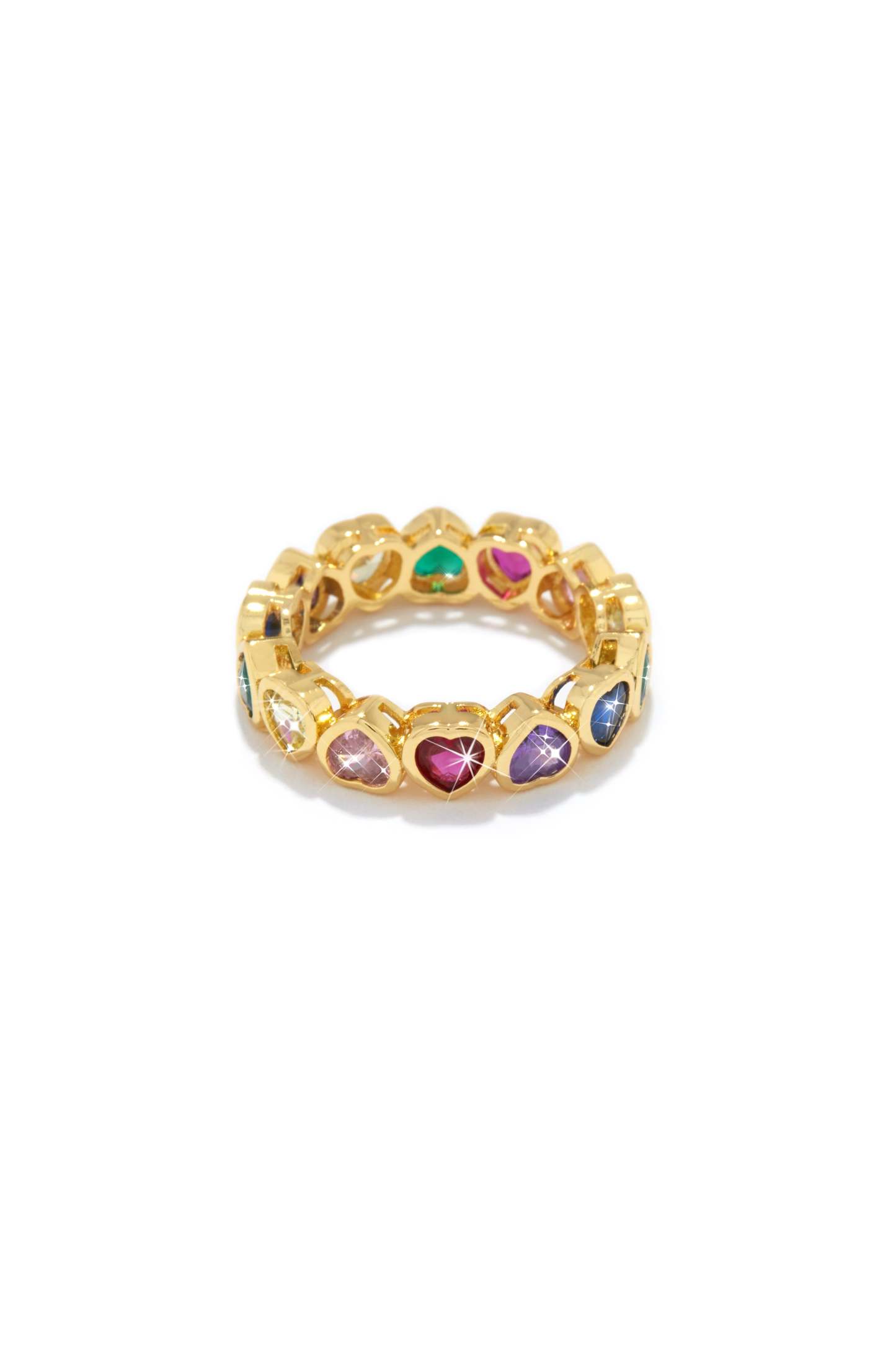 Sweet Love Heart Embellished Ring - Silver-Laseno.All Rights Reserved.