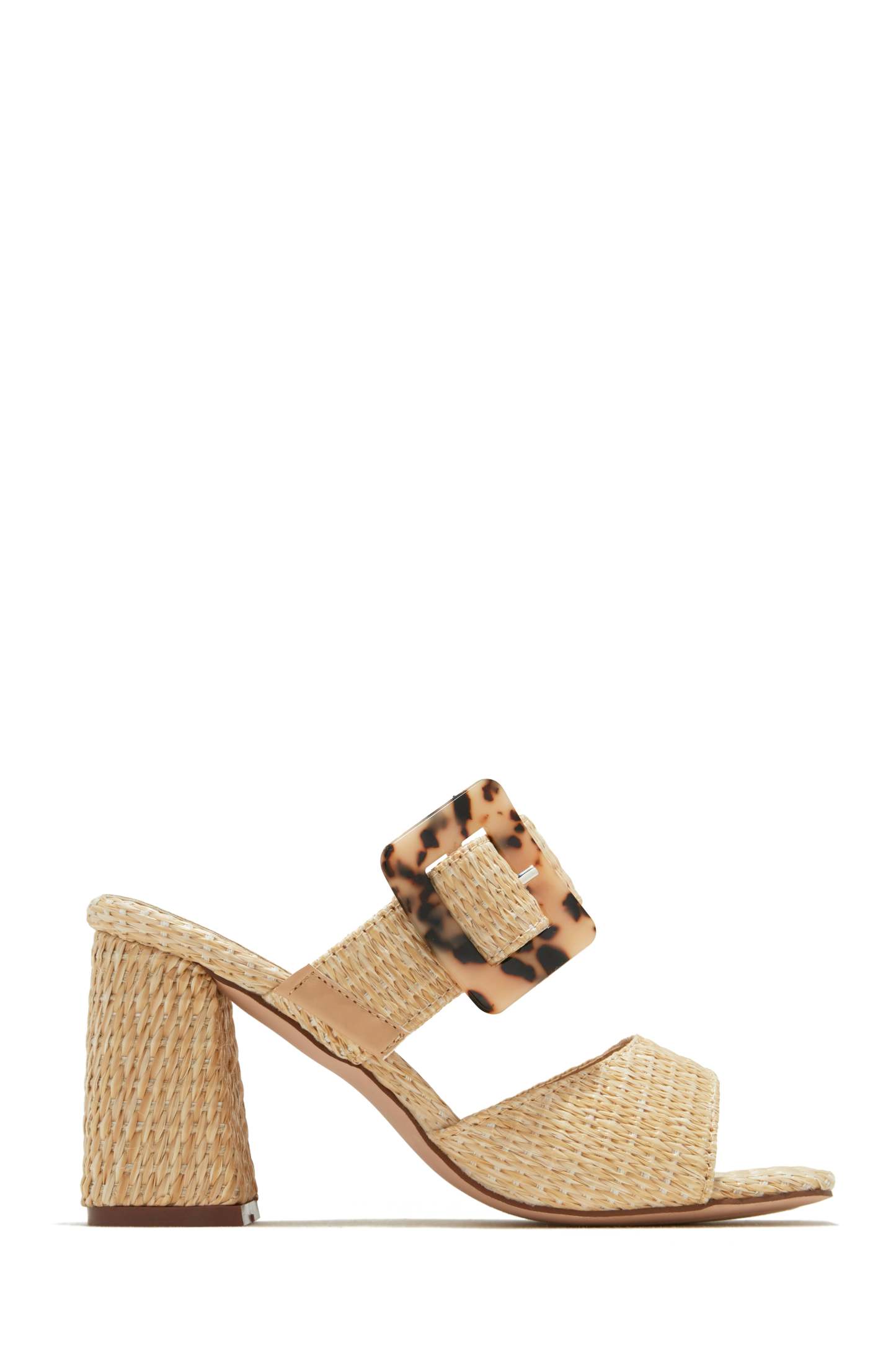Naya Block Heel Mules - Tan-Laseno.All Rights Reserved.