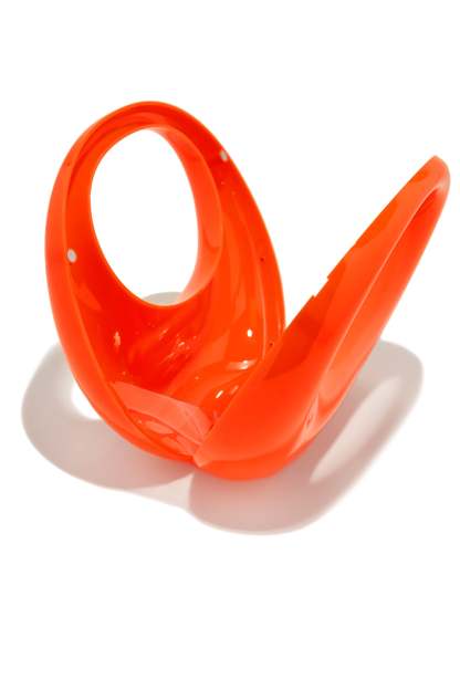 Stella Acrylic Handbag - Orange-Laseno.All Rights Reserved.
