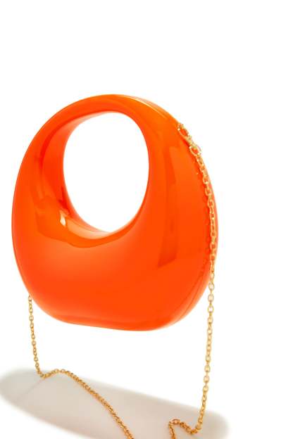Stella Acrylic Handbag - Orange-Laseno.All Rights Reserved.