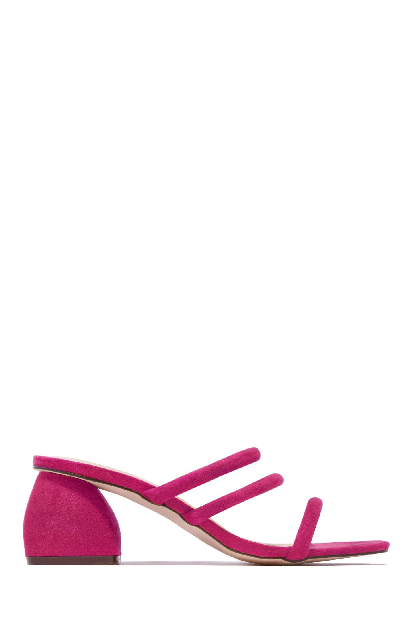 Nora Block Mid Heel Mules - Nude-Laseno.All Rights Reserved.
