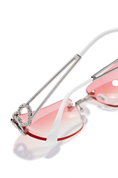Summer Lover Rimless Sunglasses - Pink-Laseno.All Rights Reserved.