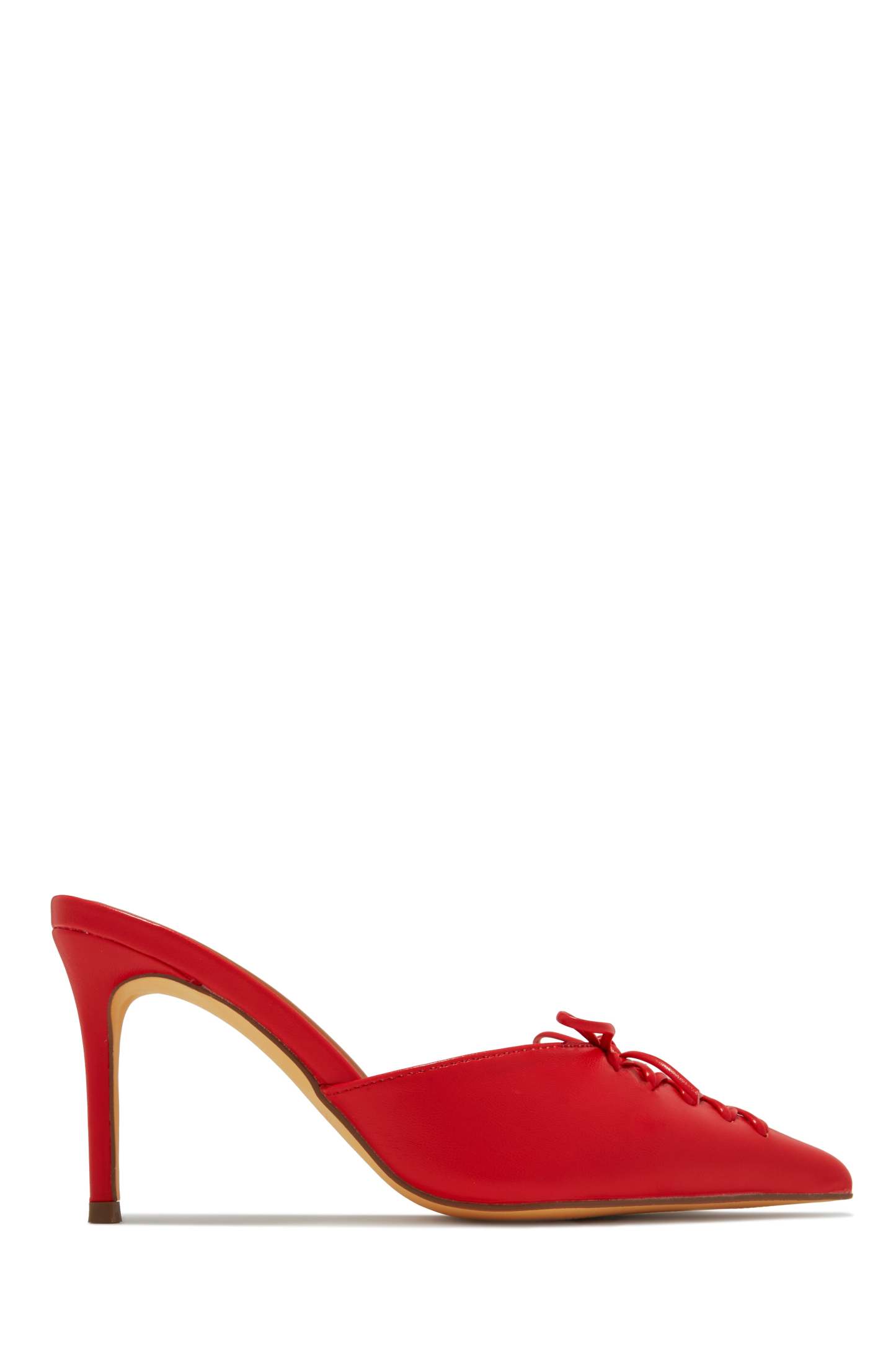 Lina Pump Heel Mules - Pink-Laseno.All Rights Reserved.