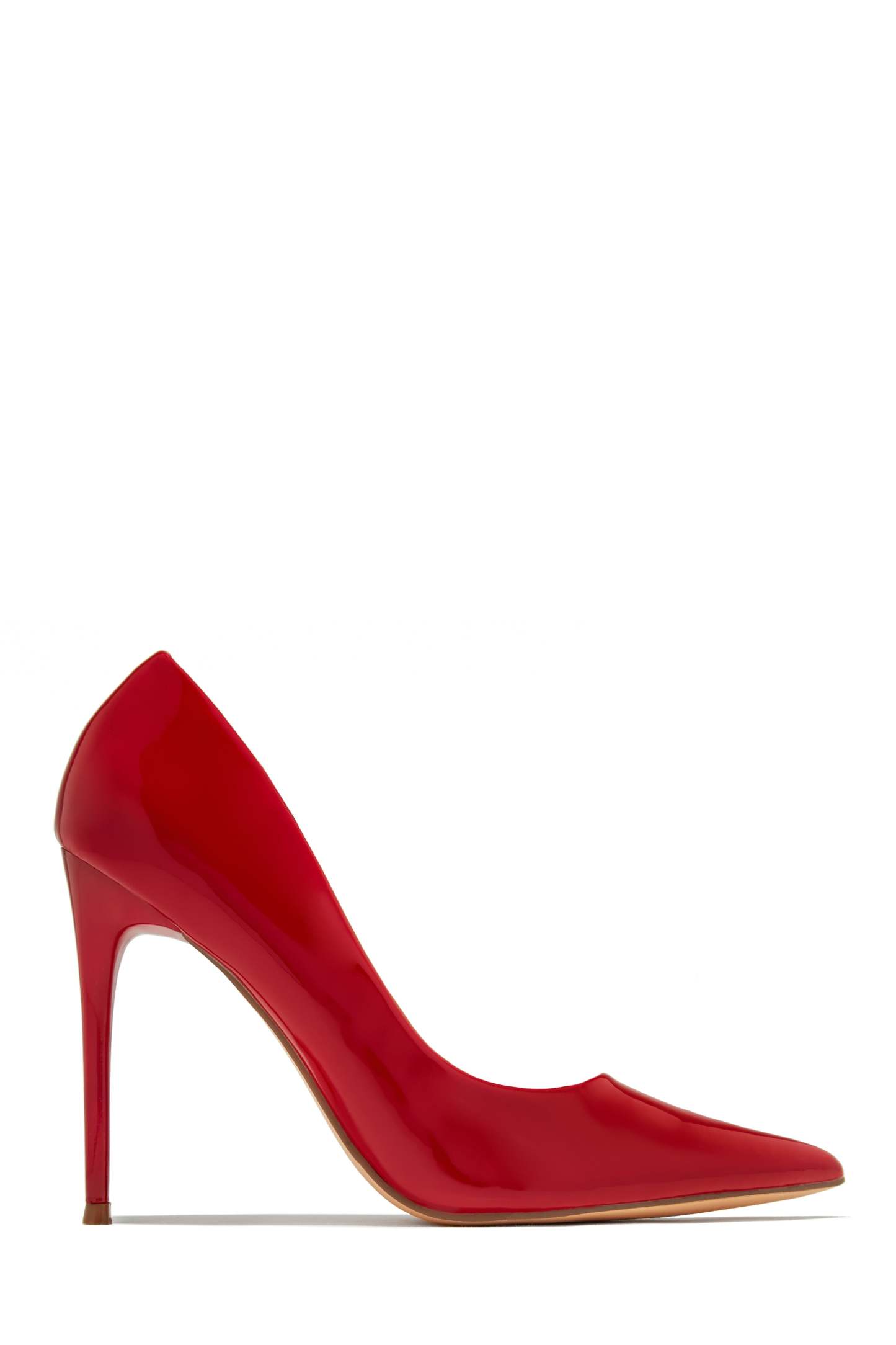 Savanna High Heel Pumps - Red-Laseno.All Rights Reserved.