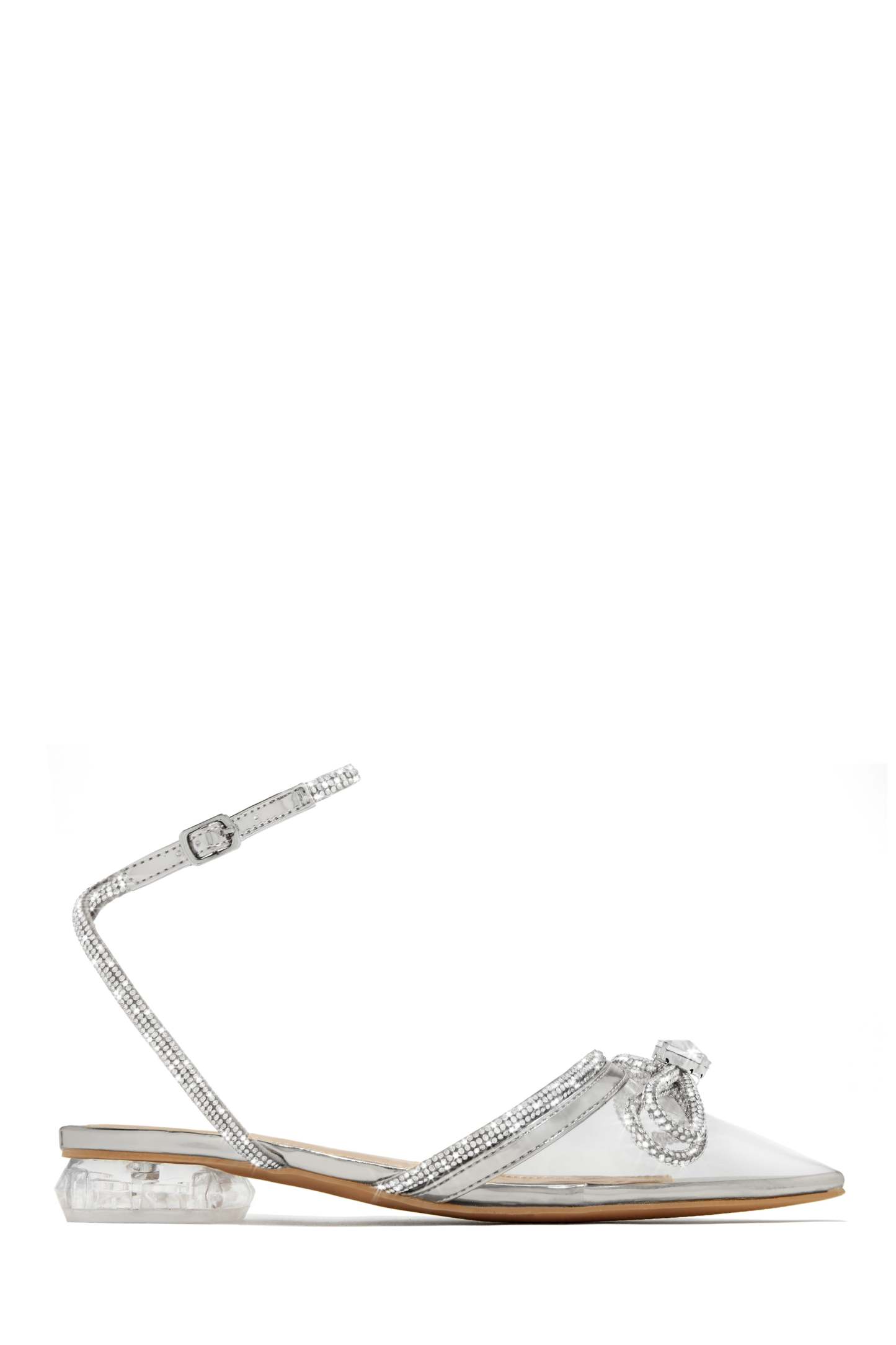 The Afterparty Embellished Pointed Toe Flats - Gold-Laseno.All Rights Reserved.