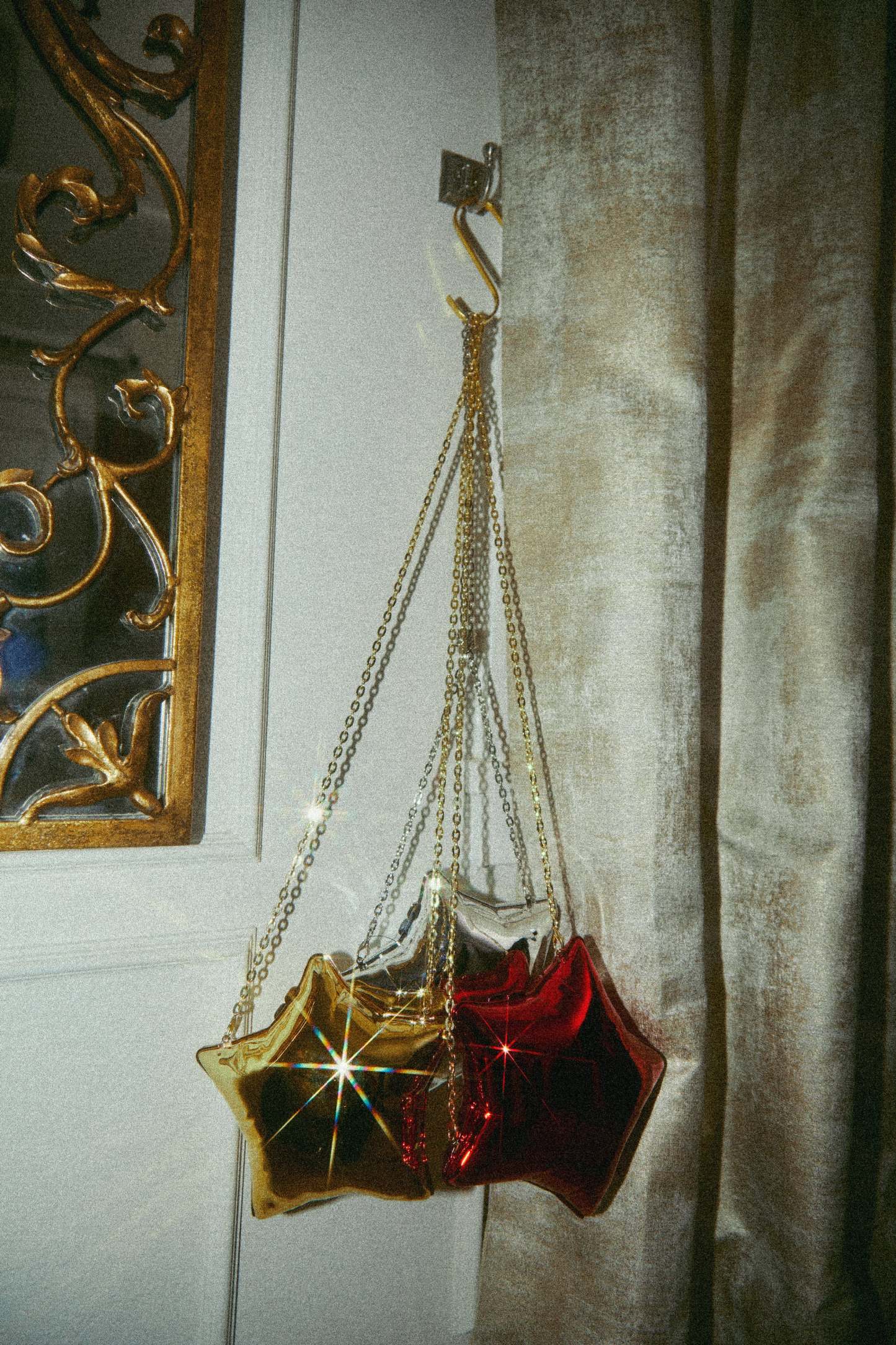 Star Girl Balloon Clutch Bag - Silver-Laseno.All Rights Reserved.