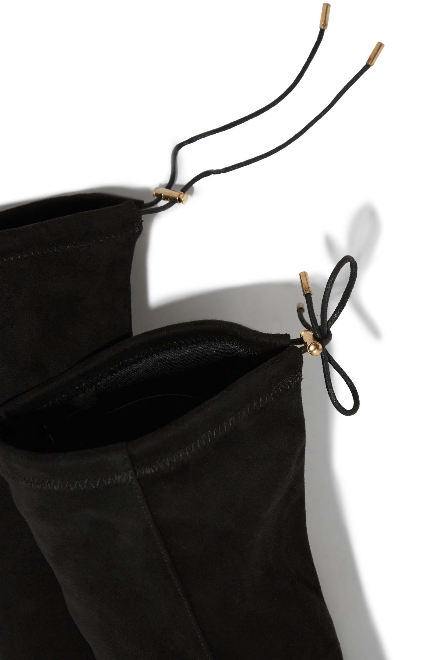 Strut & Slay Over The Knee Boots - Black-Laseno.All Rights Reserved.