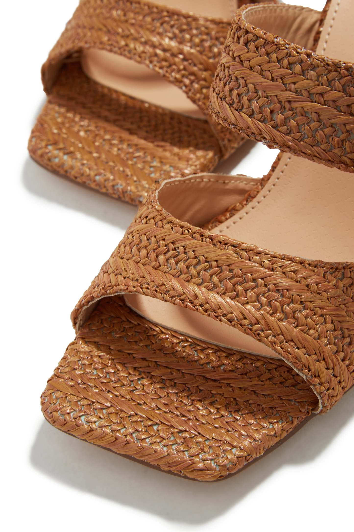 Naya Block Heel Mules - Tan-Laseno.All Rights Reserved.