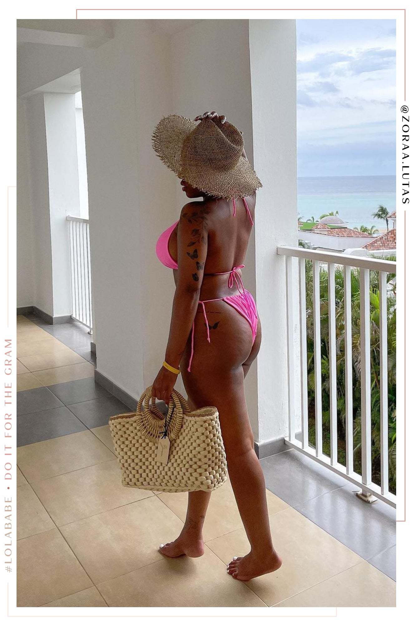 Trips To Cabo Top Handle Straw Bag - Natural-Laseno.All Rights Reserved.