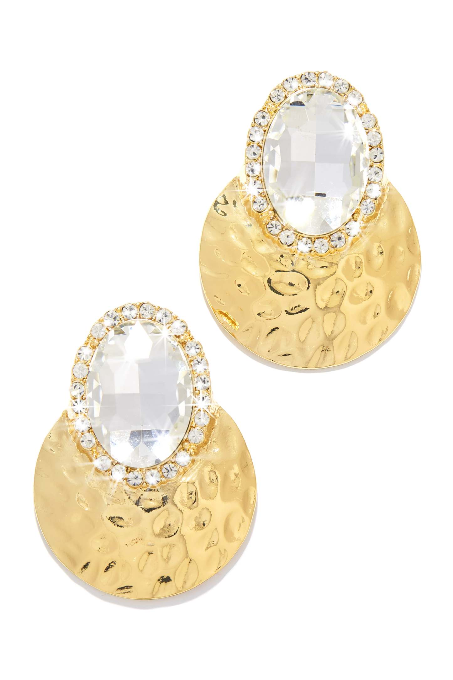 Weekend Gala Stone Embellished Earring - Green-Laseno.All Rights Reserved.