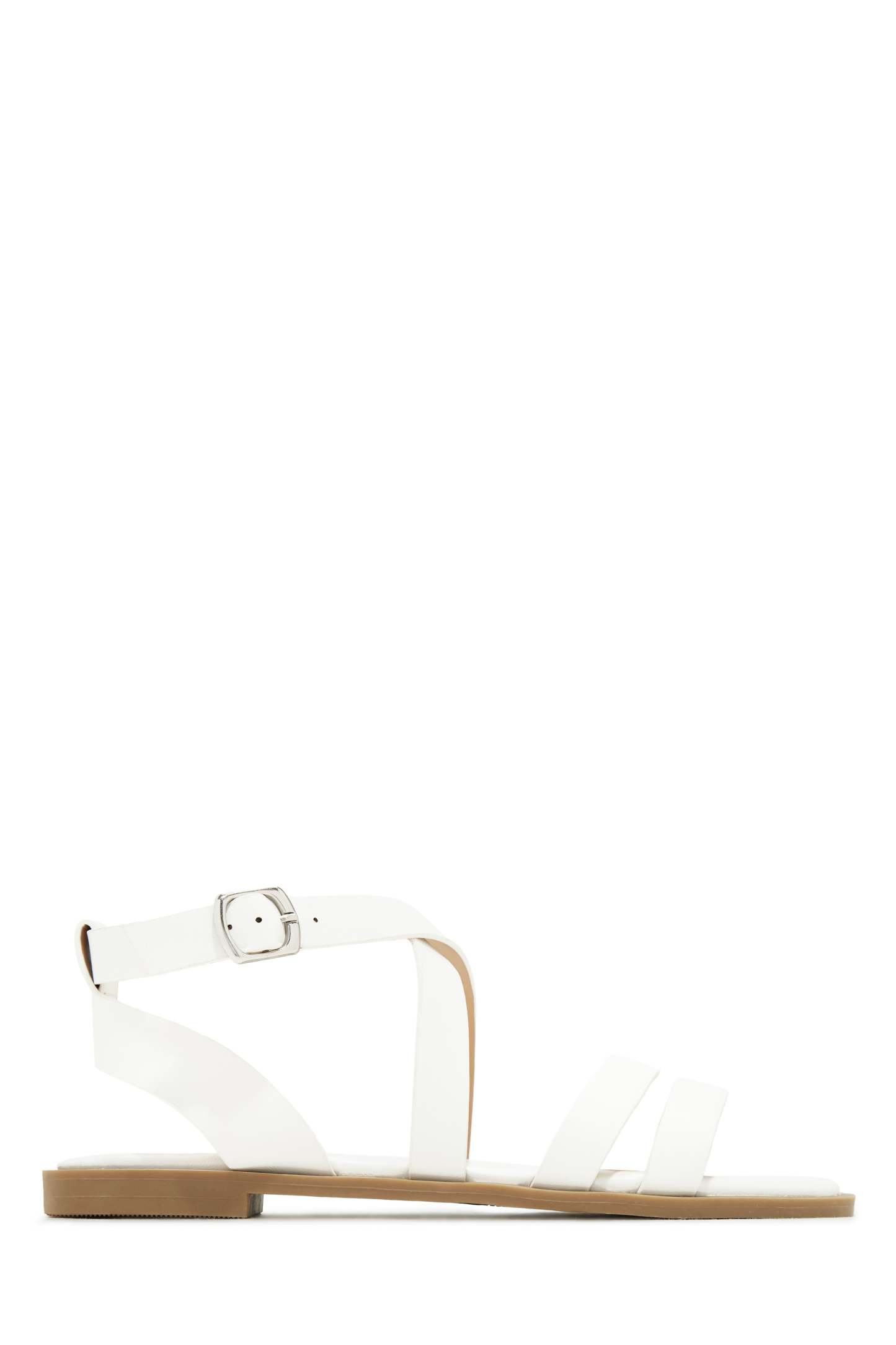 Sun Seeker Flat Strappy Sandals - Black-Laseno.All Rights Reserved.