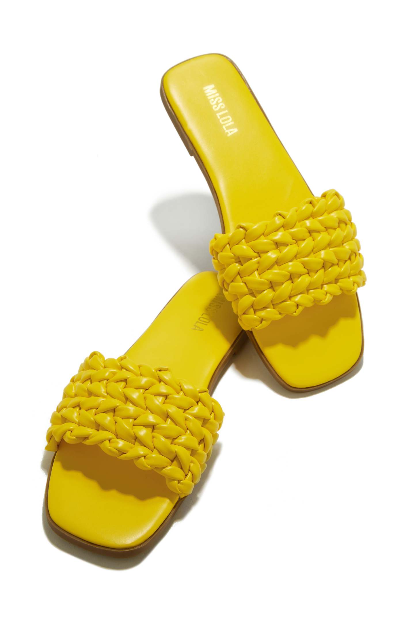 Tulum Sun Slip On Sandals - Yellow-Laseno.All Rights Reserved.