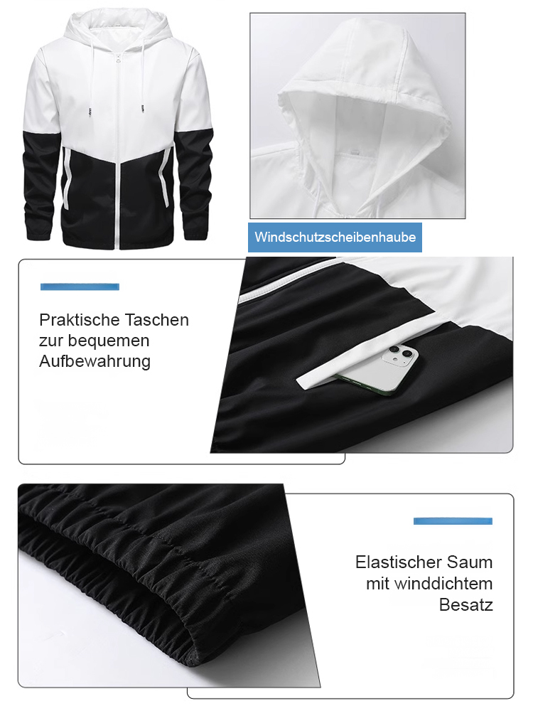 Herren Kapuzenpullover Zweiteiler