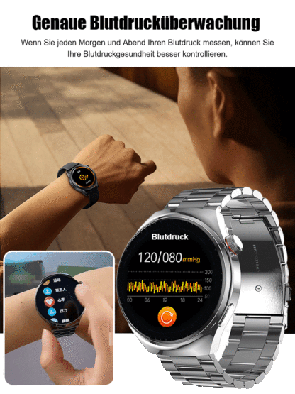 🔥【Blutzucker-Überwachungsuhr】Gesundheit messen ohne Stechen – einfach per Uhr!